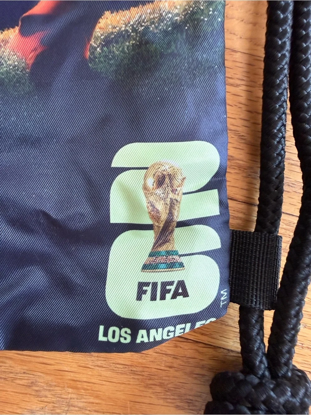 Official FIFA World Cup 2026 Los Angeles Host City Drawstring Bag NWT Licensed